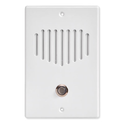 IST I2000 Door Intercom Station and RETRO Adaptor Plate, White