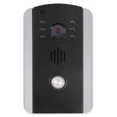 IST RETRO MyDoor Wireless IP Video Doorbell, Silver/Black