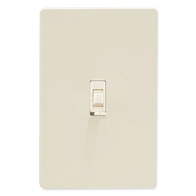GE Enbrighten Z-Wave Plus In-Wall Smart Toggle Dimmer With QuickFit And SimpleWire, Light Almond