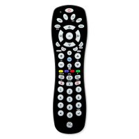 GE 6-Device Universal Remote Control, Black