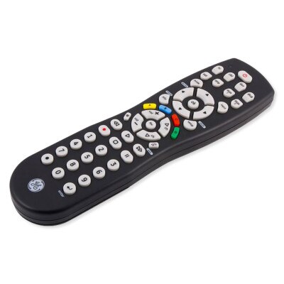 GE 8-Device Universal Remote Control, Black