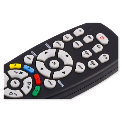 GE 8-Device Universal Remote Control, Black