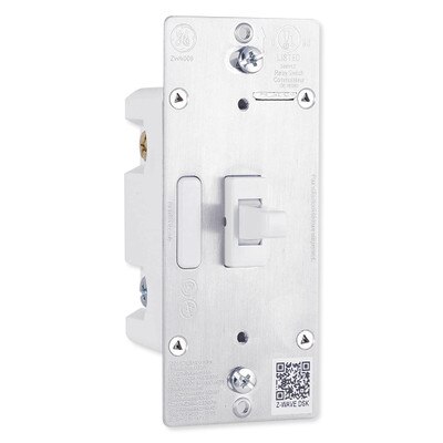 GE Enbrighten Z-Wave Plus Toggle In-Wall Smart Dimmer, White