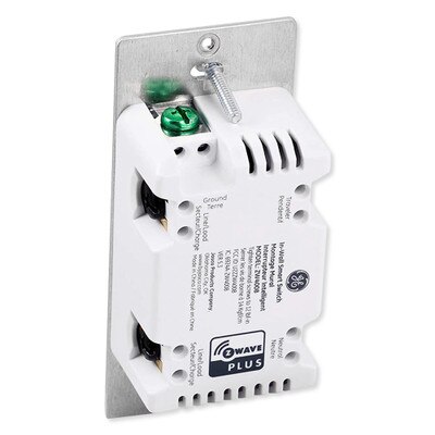 GE Enbrighten Z-Wave Plus Toggle In-Wall Smart Dimmer, White