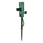 Enbrighten Outdoor 6-Outlet Wi-Fi Smart Yard Stake, Green