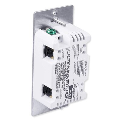 Enbrighten Z-Wave Plus No-Neutral Smart Dimmer With QuickFit And SimpleWire