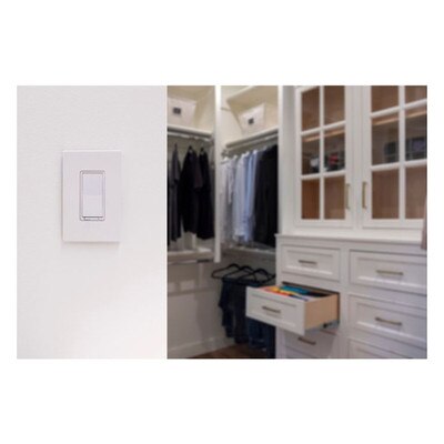 Enbrighten Z-Wave Plus No-Neutral Smart Dimmer With QuickFit And SimpleWire