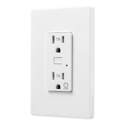 JascoPro Series Wi-Fi In-Wall Smart Outlet, 15A