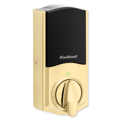 Kwikset 620 Z-Wave 700 Traditional Keypad Smart Lock with Home Connect, Brass