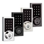 Kwikset SmartCode 916 Series Z-Wave Plus Contemporary Touchscreen Electronic Deadbolt, Venetian Bronze