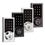 Kwikset SmartCode 916 Zigbee Contemporary Touchscreen Deadbolt with Home Connect, Venetian Bronze
