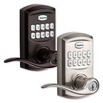 Kwikset Smartcode 917 Residential Electronic Tustin Lever, Venetian Bronze