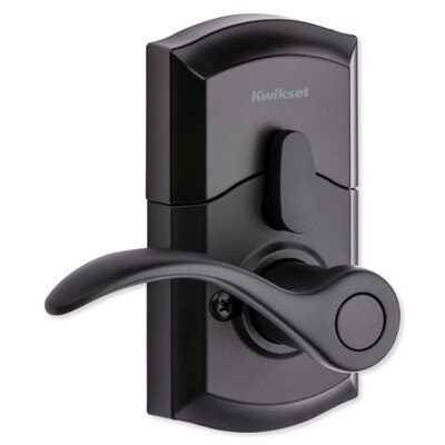 Kwikset SmartCode 955 Reversible Electronic Lever, Black