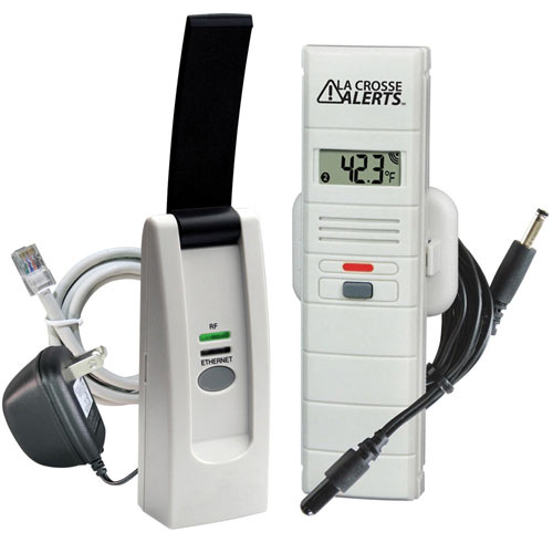 La Crosse Alerts Temperature Humidity Monitor Alert Kit with Dry Probe Open Box