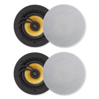 Lithe Audio Bluetooth Wireless 6.5 In. In-Ceiling Speaker (2 Master & 2 Passives)