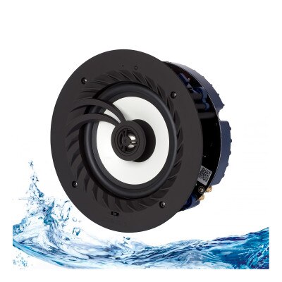 Lithe Audio Bluetooth IP44 Rated Wireless 6.5 In. In-Ceiling Speaker (Single)