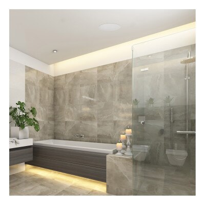 Lithe Audio Bluetooth IP44 Rated Wireless 6.5 In. In-Ceiling Speaker (Single)