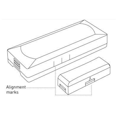 2GIG eSeries Wireless Enhanced Thin Door/Window Contact