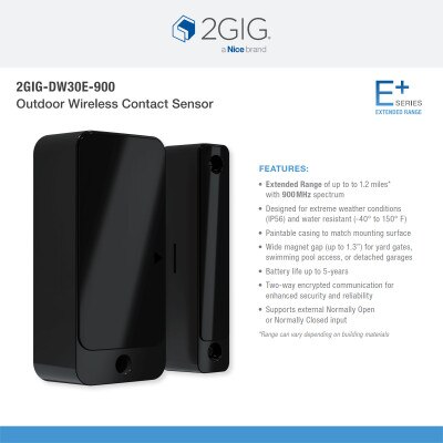 2GIG E+ Extended Range Outdoor Wireless Sensor