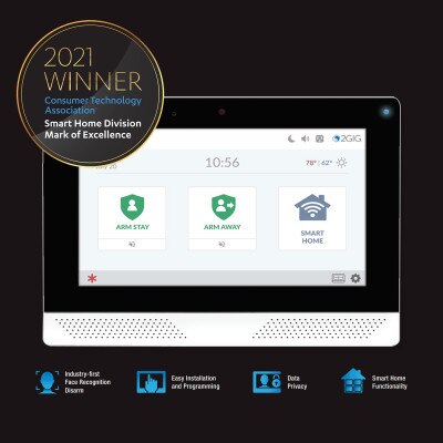 2GIG EDGE Security Panel with 7" Touchscreen, AT&T
