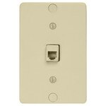 Leviton 4-Conductor/6-Position Quick-Connect Phone Jack, White
