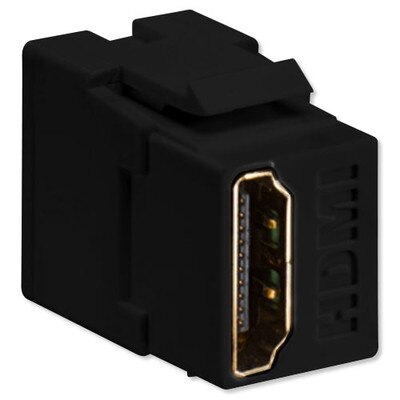 Leviton QuickPort HDMI Snap-In Connector, Black