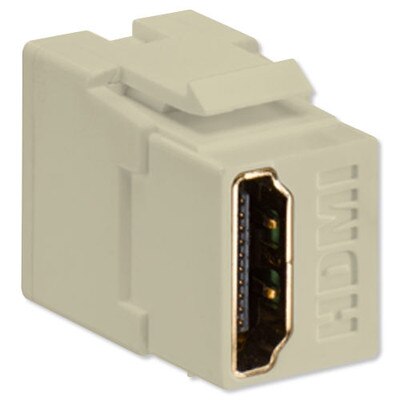 Leviton QuickPort HDMI Snap-In Connector, Ivory