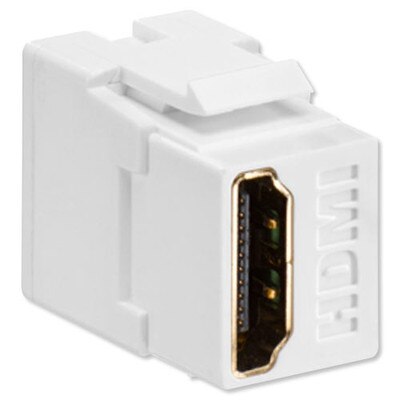 Leviton QuickPort HDMI Snap-In Connector, White