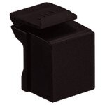 Leviton QuickPort Snap-In Connector Blank (10 Pack), Brown