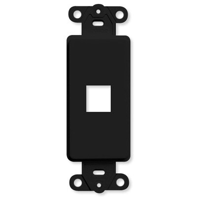 Leviton QuickPort Decora Insert, 1-Port, Black