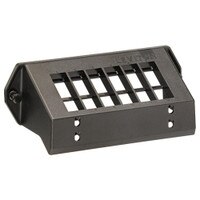 Leviton Structured Media Center QuickPort Mounting Bracket, 12-Port