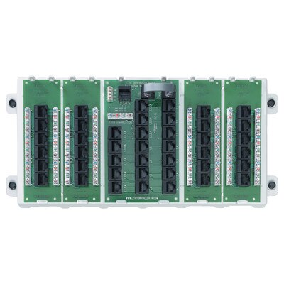 Leviton 24-Port Structured Media Panel, Telephone & Data