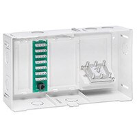 Leviton Compact Structured Media Enclosure with Telephone Board & Splitter
