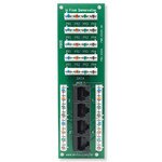 Leviton 1x4 Combo Phone & Data Board