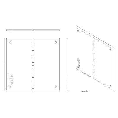 Leviton Vented Cover Door, 14 In. (12 Pack)