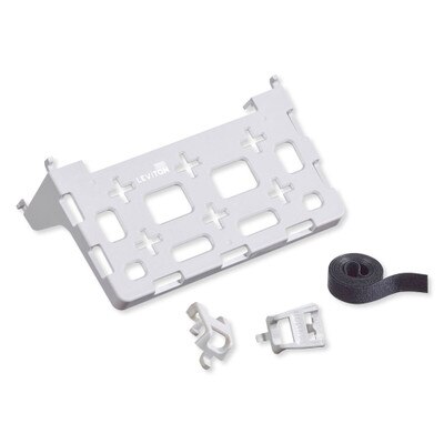 Leviton Plastic Universal Shelf Bracket for Structured Media Center