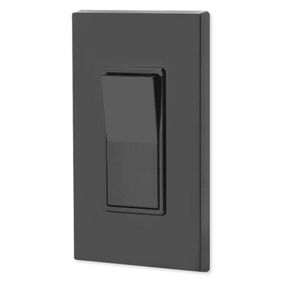 Leviton Decora Rocker 4-Way AC Quiet Switch, 15A, 120/277V, Black