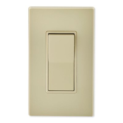 Leviton Decora Rocker 4-Way AC Quiet Switch, 15A, 120/277V, Ivory