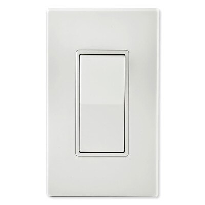 Leviton Decora Rocker 4-Way AC Quiet Switch, 15A, 120/277V, White