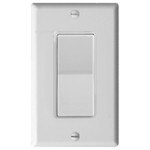 Leviton Decora Plus Wall Switch for Window Motors, Momentary Contact, White