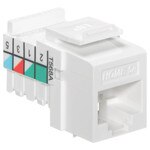 Leviton QuickPort Home 5e Snap-In Connector, Brown