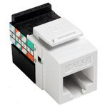 Leviton QuickPort GigaMax 5e Snap-In Connector, Brown