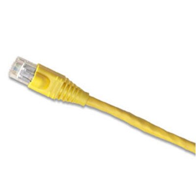 Leviton Cat5e Patch Cable, 10 Ft., Yellow