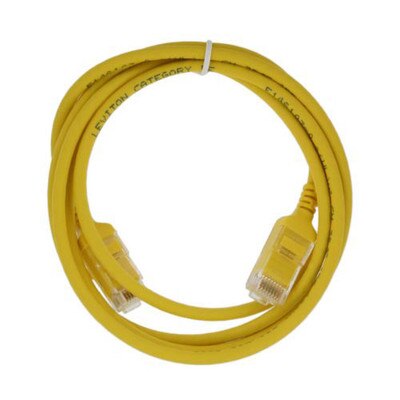 Leviton Ultra High Flex HOME Cat5e Patch Cable, 4 Ft., Yellow