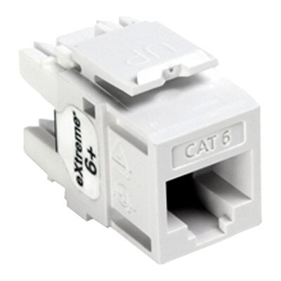 Leviton QuickPort Cat6 eXtreme Snap-In Connector, White