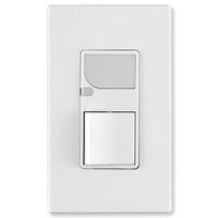 Leviton Decora Combination Wall Switch (LED Guide Light & Switch), White