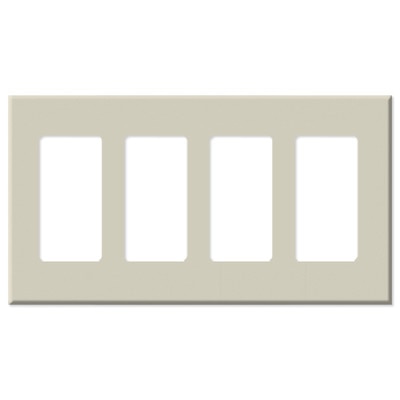 Leviton Decora Plus Less Snap On Wallplate 4 Gang - Leviton Decora Wall Plate Dimensions Leviton Decora Plus Less Snap On Wallplate 4 Gang - Leviton Decora Wall Plate Dimensions