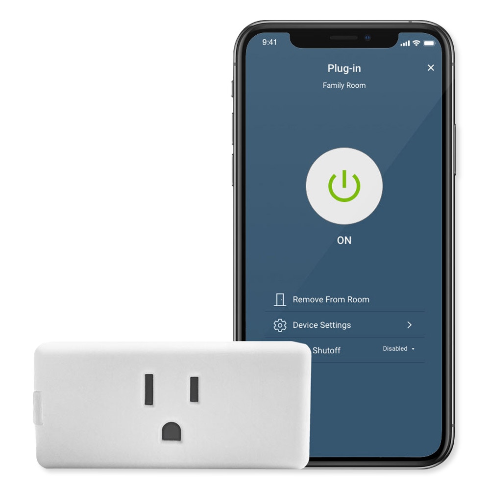Leviton D215P 1BW White Decora Smart Wi Fi Mini Plug in Switch