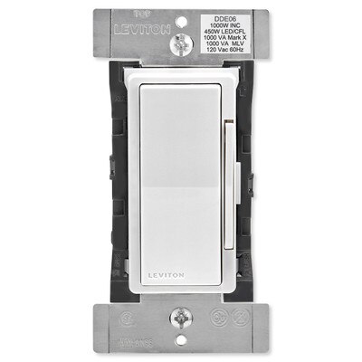Leviton Decora Digital LED and CFL Rocker-Slide Dimmer, Bluetooth