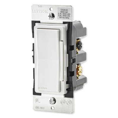 Leviton Decora Smart Zigbee 3.0 Dimmer Wall Switch, 600W